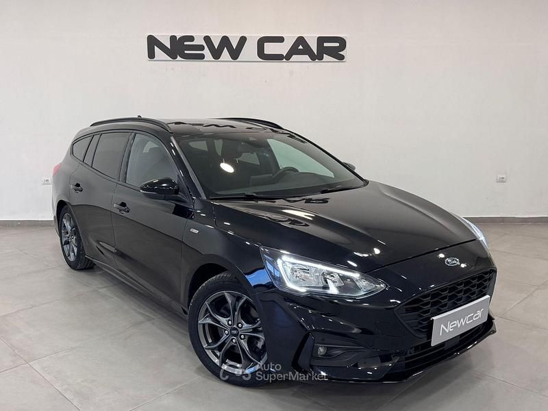 Usata Ford Focus ST-Line 125 CV (91 kW) 2019 Nero Station wagon
