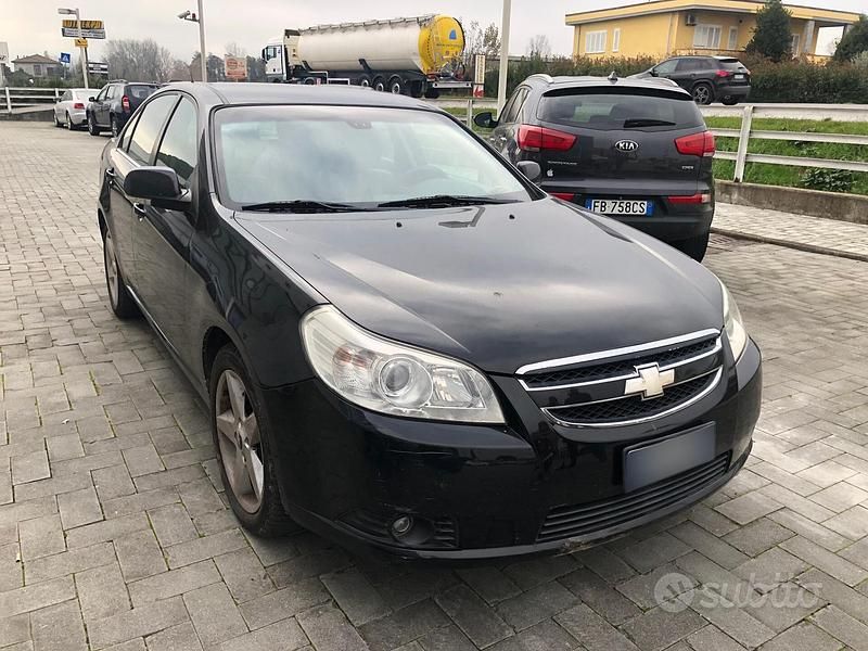 Usata Chevrolet Epica LT 143 CV (105 kW) 2008 Nero Berlina