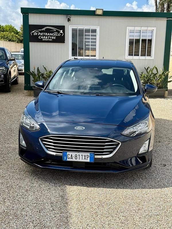 Usata Ford Focus Titanium 95 CV (69 kW) 2020 Blu Berlina