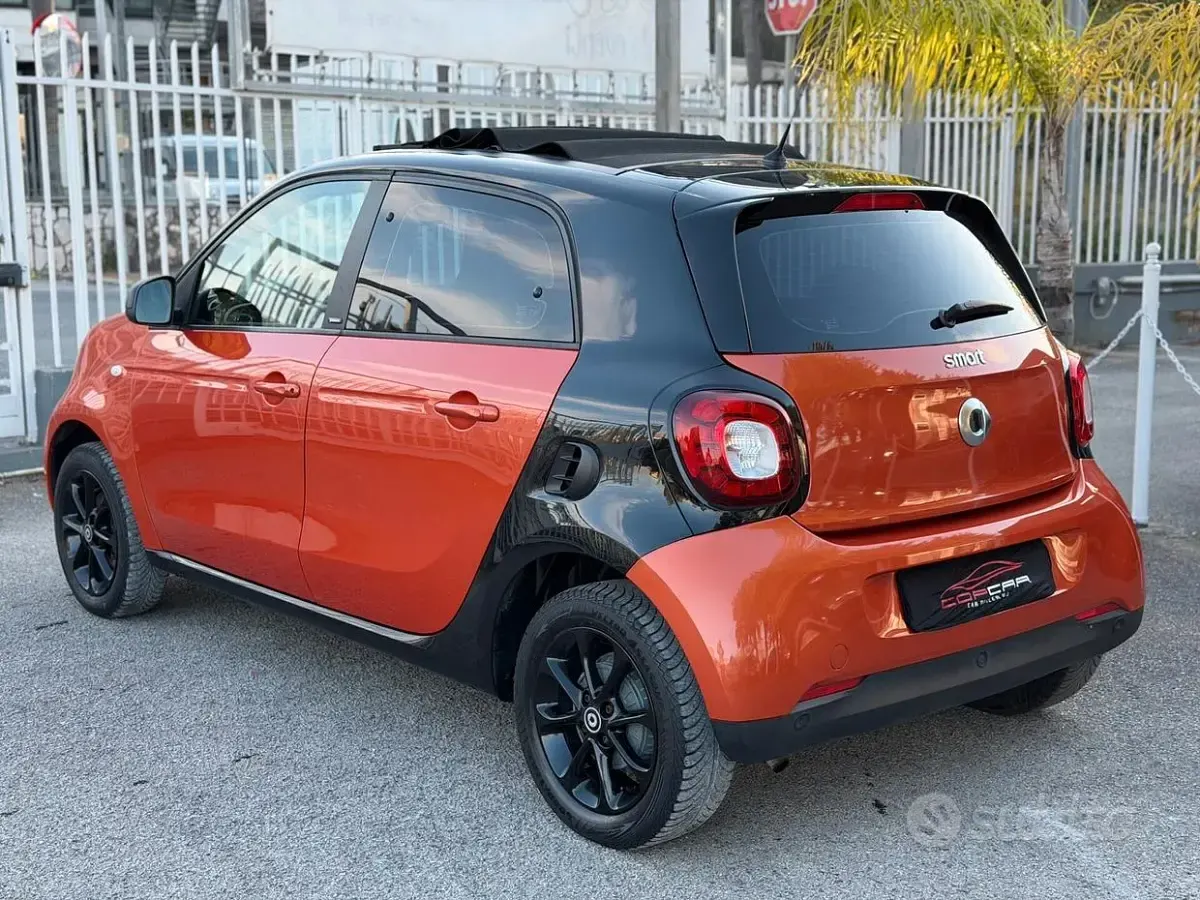 Usata Smart ForFour Passion 71 CV (52 kW) 2017 Arancione Utilitaria