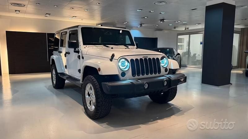 Usata Jeep Wrangler Sahara 200 CV (147 kW) 2016 Bianco SUV