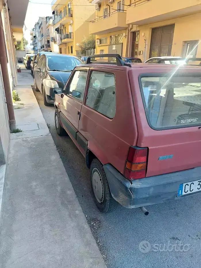 Usata Fiat Panda 54 CV (39 kW) 2002 Rosso Utilitaria