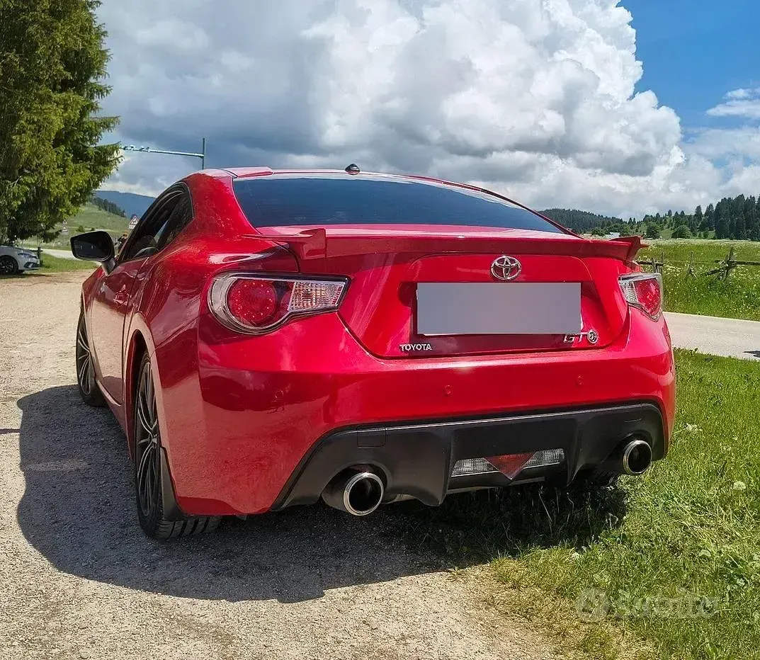 Usata Toyota GT86 GT 200 CV (147 kW) 2019 Rosso Coupé