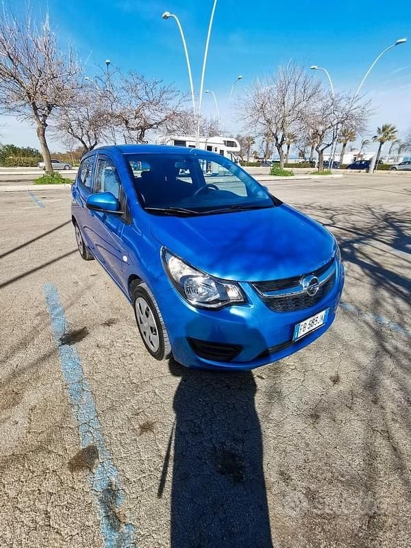 Usata Opel Karl 75 CV (55 kW) 2016 Blu Utilitaria