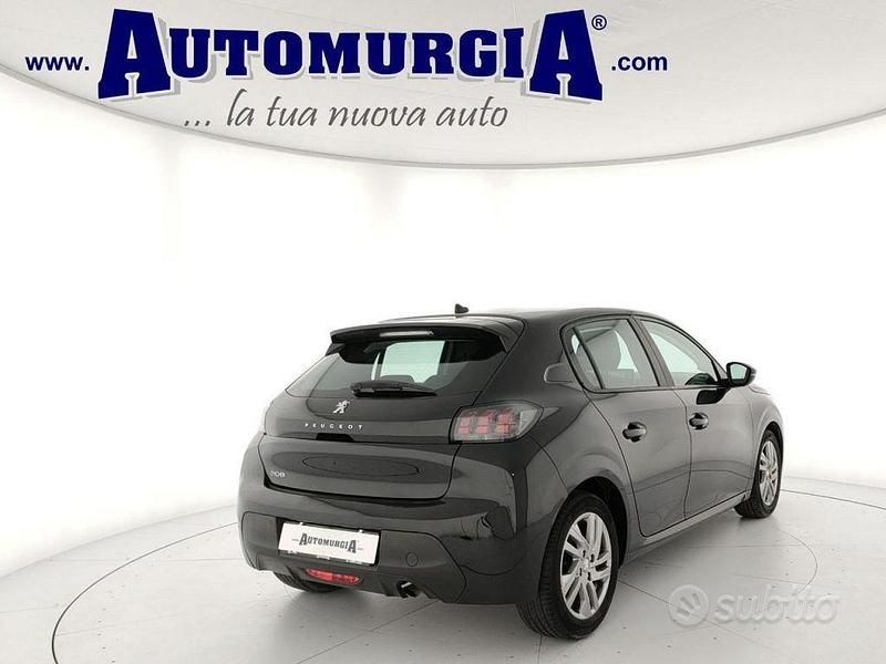 Usata Peugeot 208 Active 75 CV (55 kW) 2020 Nero Utilitaria