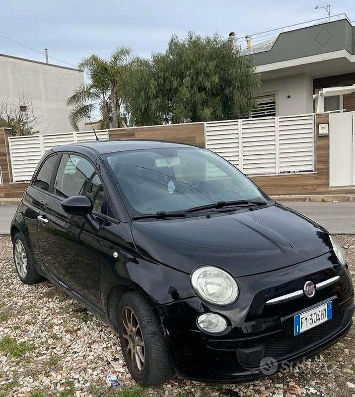 Usata Fiat 500 Lounge 69 CV (50 kW) 2009 Nero Berlina
