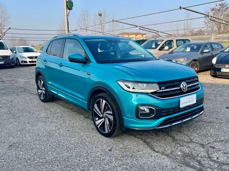 Verde Usata 2019 VW T-Cross R-line Plus SUV | 15.900 € (Buon prezzo) - Immagine 1/4