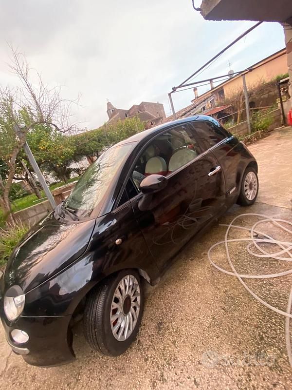 Usata Fiat 500 75 CV (55 kW) 2009 Nero Cabrio