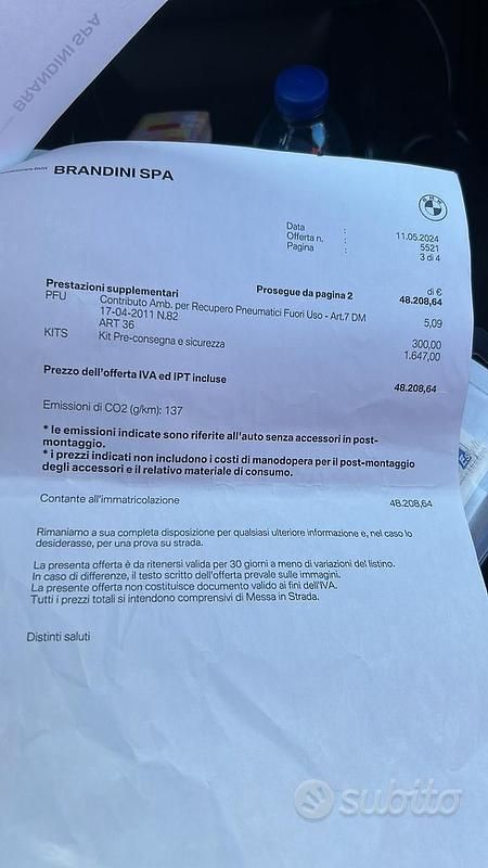 Usata BMW 118 2021 Bianco Utilitaria