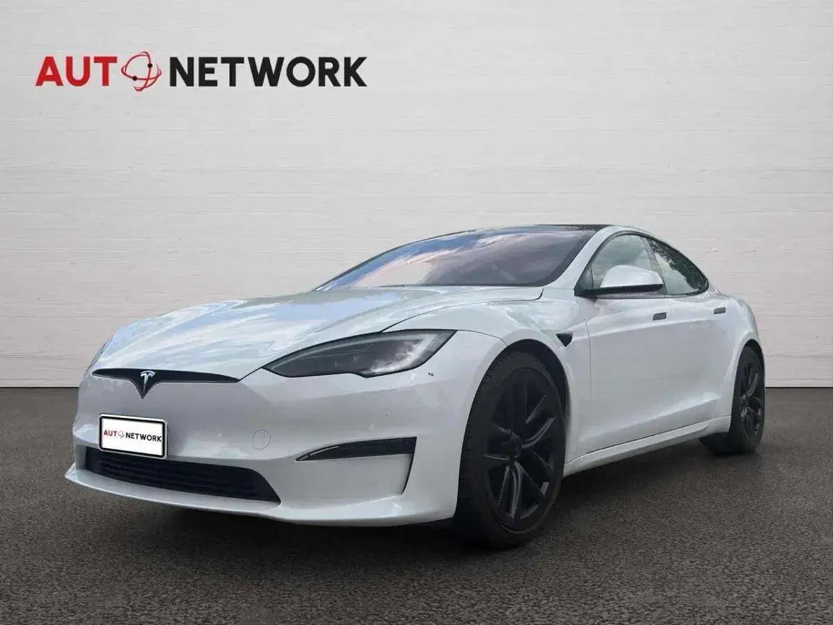 Usata Tesla Model S Plaid 750 kW (1020 CV) 2023 Bianco Utilitaria