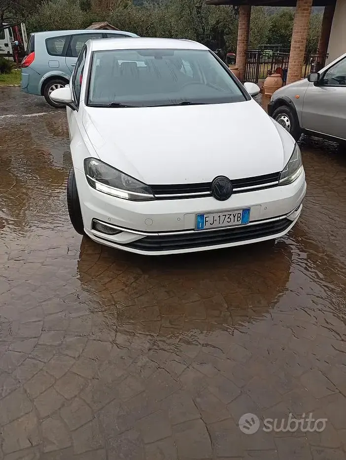 Usata VW Golf VII 116 CV (85 kW) 2017 Bianco Berlina