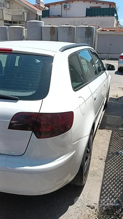 Usata Audi A3 105 CV (77 kW) 2008 Bianco Utilitaria