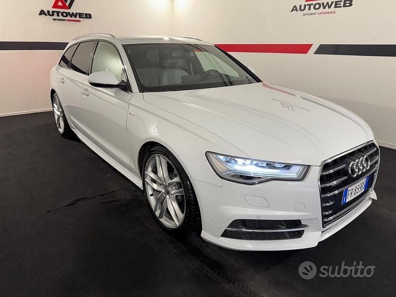 Usata Audi A6 S-line plus 218 CV (160 kW) 2018 Bianco Berlina
