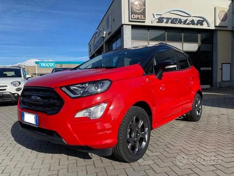 Usata Ford Ecosport ST-Line 125 CV (91 kW) 2020 Rosso SUV