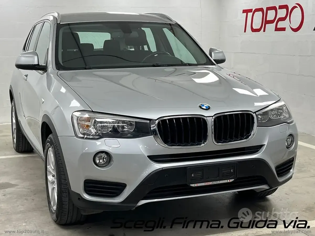 Usata BMW X3 Advantage 150 CV (110 kW) 2017 Argento SUV