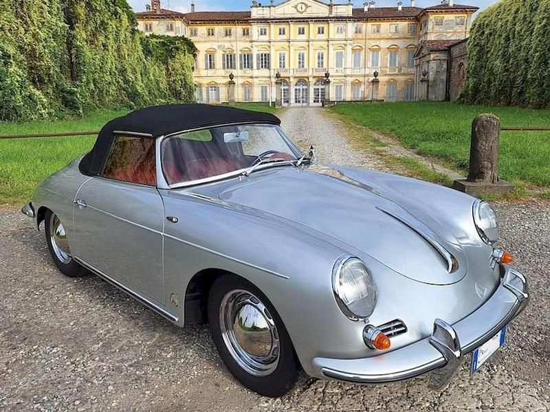 Usata Porsche 356 60 CV (44 kW) 1960 Argento Cabrio