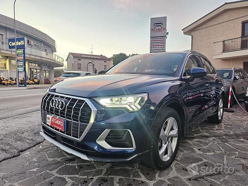 Usata Audi Q3 Advanced 150 CV (110 kW) 2022 Blu/azzurro SUV