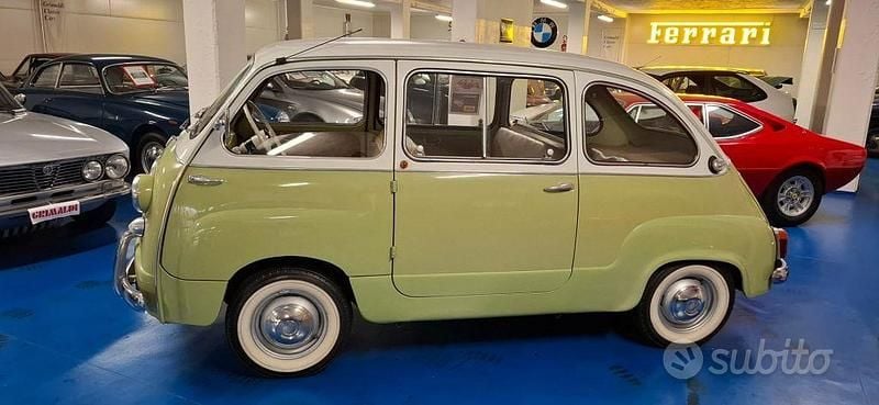Usata Fiat 600D 1960 Verde Monovolume