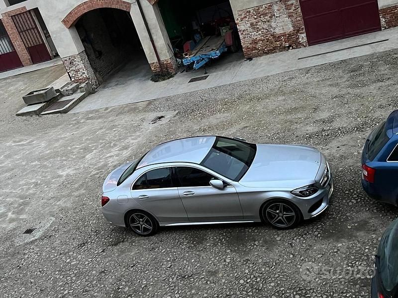 Usata Mercedes C220 170 CV (125 kW) 2017 Grigio Berlina