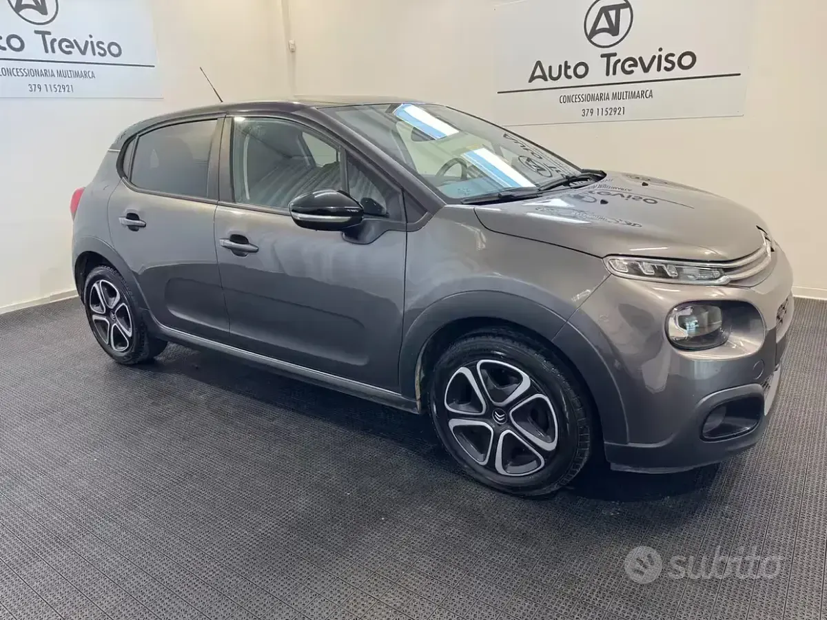 Usata Citroën C3 PureTech 82 CV (60 kW) 2019 Grigio Utilitaria