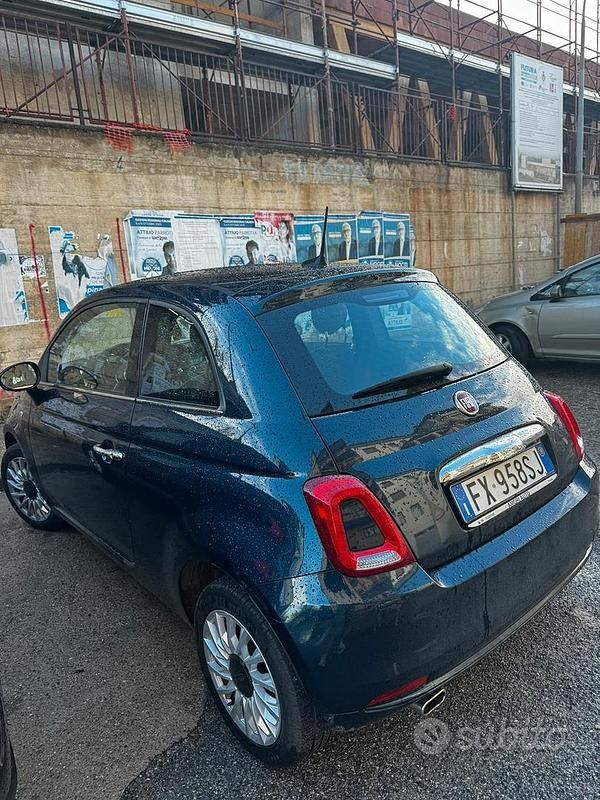 Usata Fiat 500 2019 Blu Utilitaria