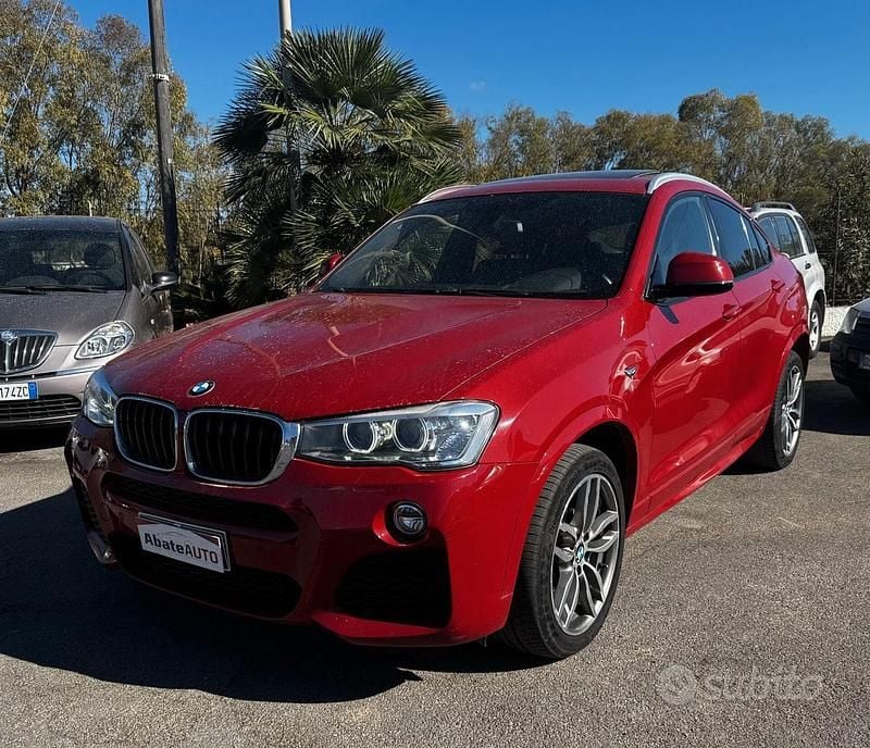 Usata BMW X4 M Sport 190 CV (139 kW) 2016 Rosso SUV