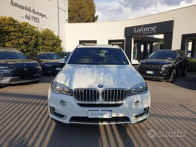 Usata BMW X5 Luxury Line 231 CV (169 kW) 2015 Bianco metallizzato SUV