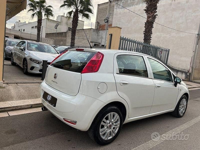 Usata Fiat Punto Lounge 95 CV (69 kW) 2017 Bianco Utilitaria