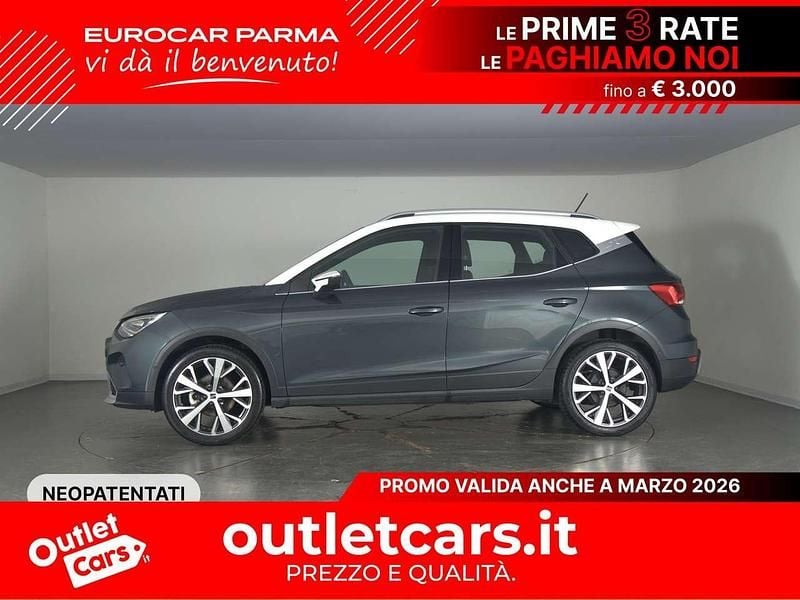 Usata Seat Arona Xperience 95 CV (69 kW) 2022 Verde camouflage SUV