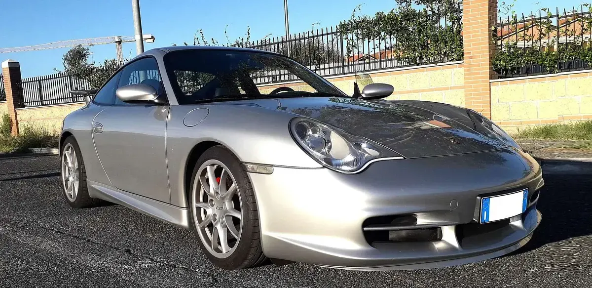 Usata Porsche 996 381 CV (280 kW) 2002 Argento Coupé