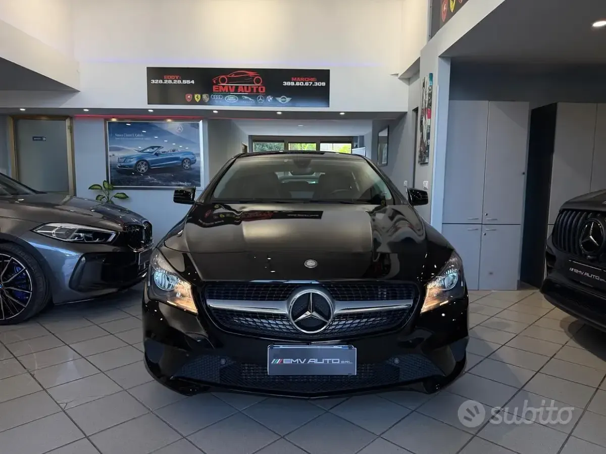 Usata Mercedes CLA180 Premium 109 CV (80 kW) 2016 Nero Coupé