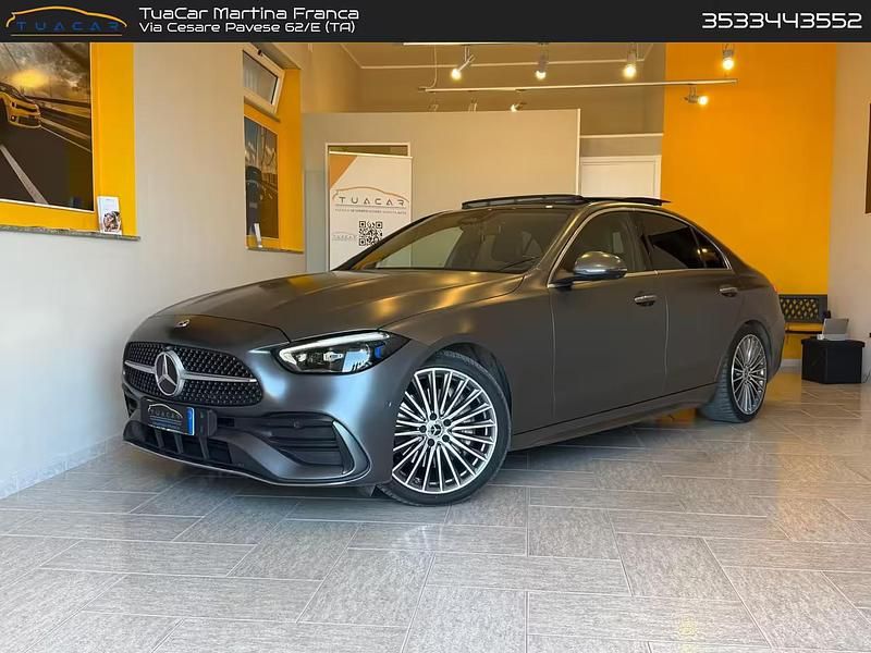 Usata Mercedes C300e Premium 265 CV (194 kW) 2022 Grigio Berlina
