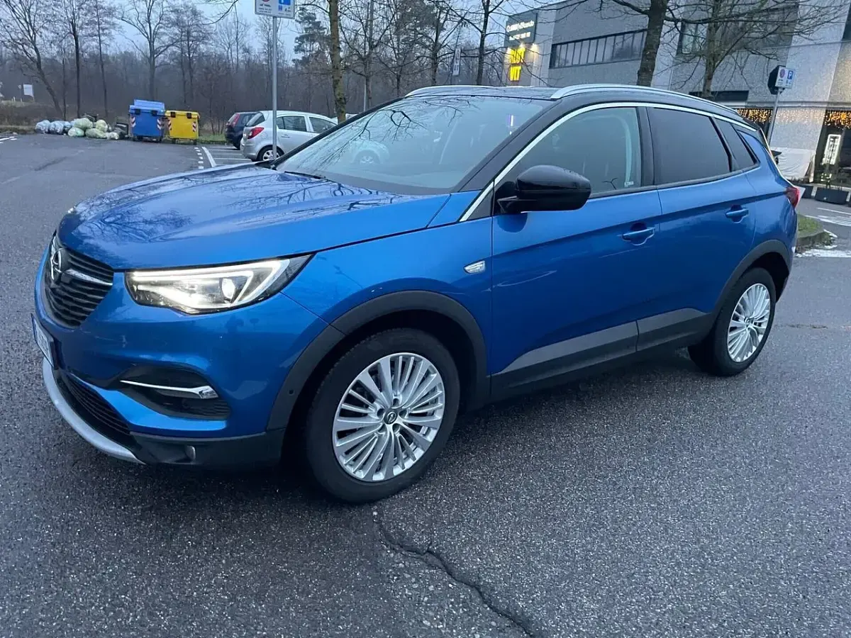 Usata Opel Grandland X 120 CV (88 kW) 2017 Blu SUV