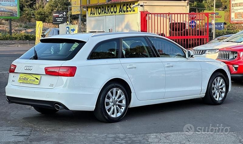 Usata Audi A6 Advanced 190 CV (139 kW) 2014 Bianco Station wagon