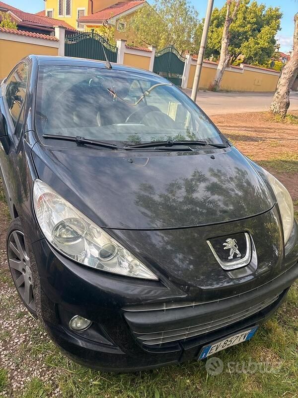 Usata Peugeot 207 CC 112 CV (82 kW) 2014 Nero Cabrio