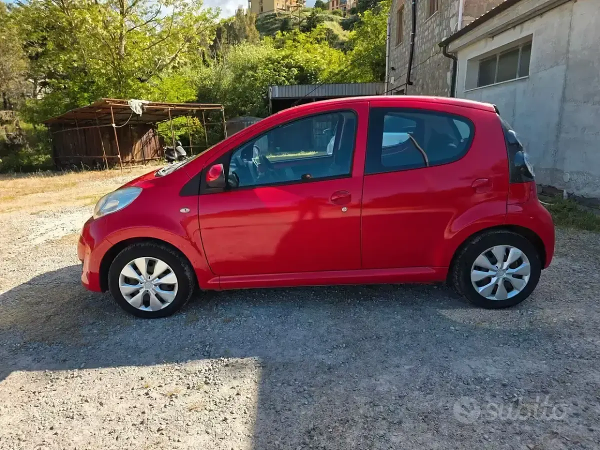 Usata Citroën C1 Style 68 CV (50 kW) 2009 Rosso Utilitaria