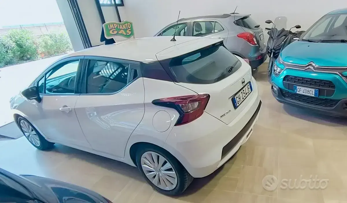Usata Nissan Micra Acenta 87 CV (63 kW) 2021 Bianco Utilitaria