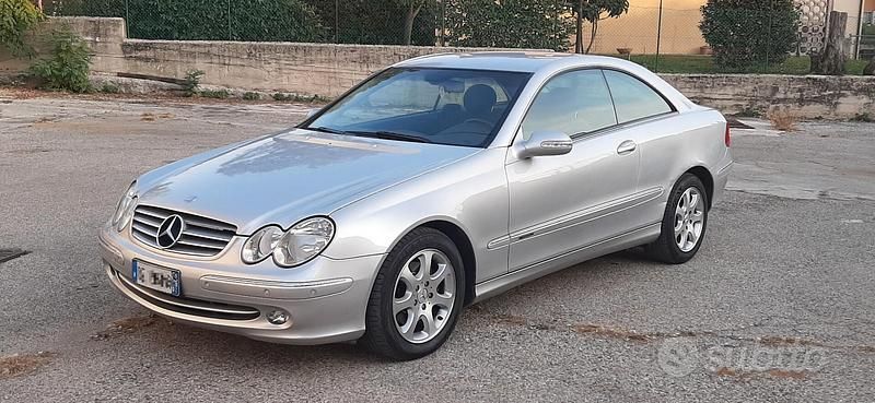 Argento Usata 2003 Mercedes CLK270 Elegance Coupé | 4500 € (Super prezzo) - Immagine 1/4