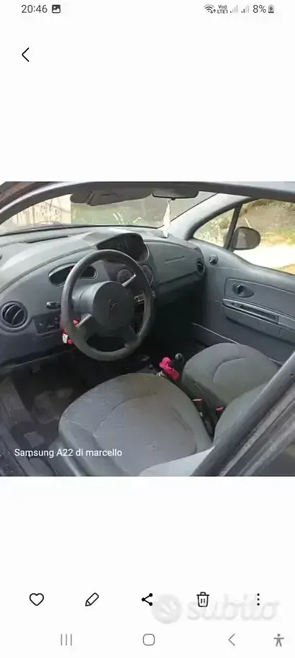 Usata Chevrolet Matiz 52 CV (38 kW) 2005 Nero Utilitaria
