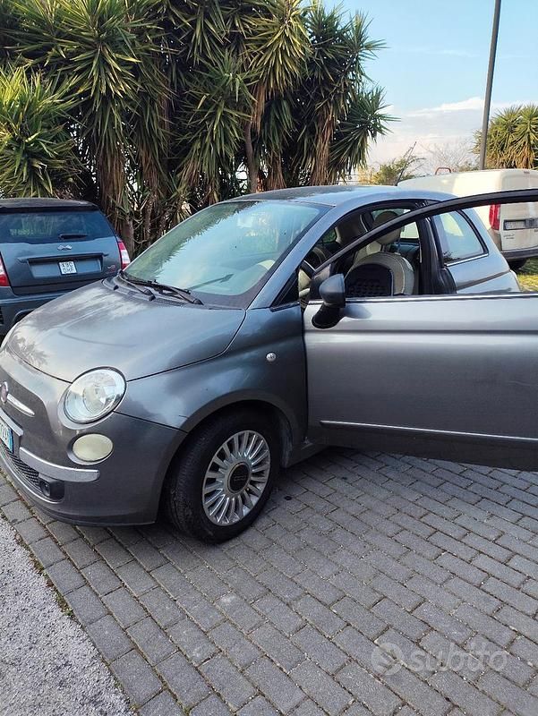 Usata Fiat 500 75 CV (55 kW) 2009 Grigio Cabrio