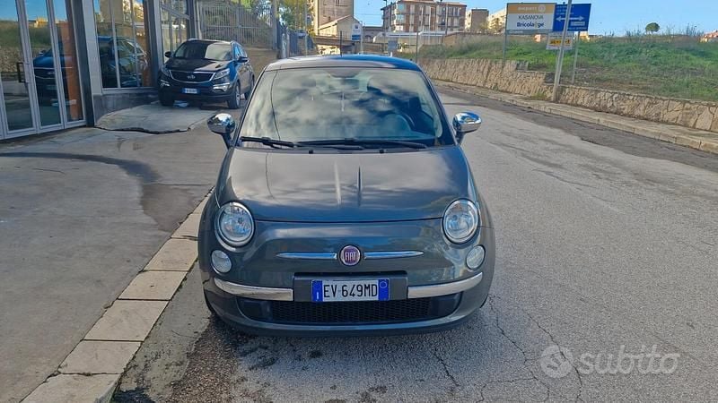 Grigio Usata 2014 Fiat 500 Lounge Tre volumi | 5900 € (Super prezzo) - Immagine 1/4
