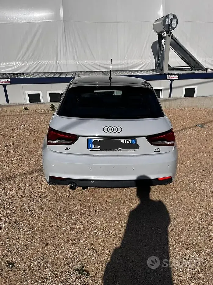 Usata Audi A1 S-Line 90 CV (66 kW) 2015 Bianco Utilitaria