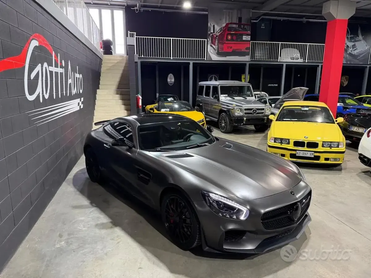 Usata Mercedes AMG GT S AMG 522 CV (383 kW) 2017 Grigio scuro Coupé
