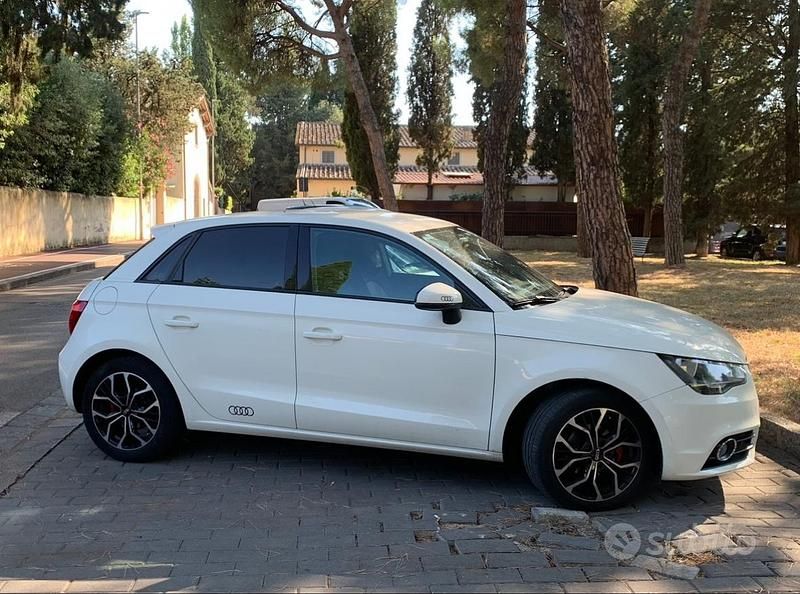 Usata Audi A1 Sportback Ambition 86 CV (63 kW) 2013 Bianco Utilitaria
