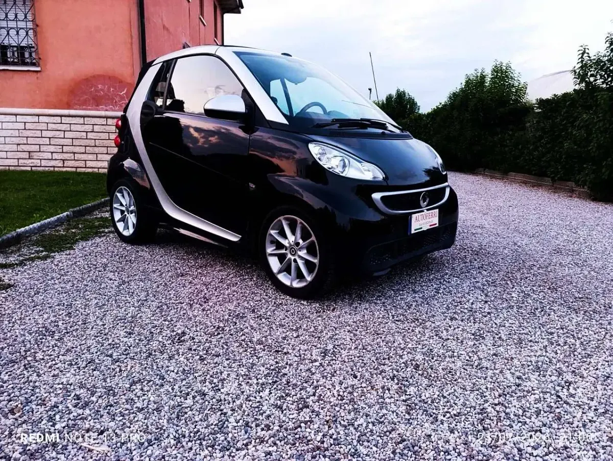 Usata Smart ForTwo Cabrio Passion 71 CV (52 kW) 2015 Nero Cabrio