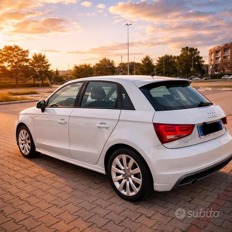 Usata Audi A1 Sportback S-Line 90 CV (66 kW) 2013 Bianco Utilitaria