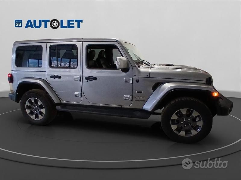 Usata Jeep Wrangler Unlimited Sahara 200 CV (147 kW) 2020 Grigio SUV