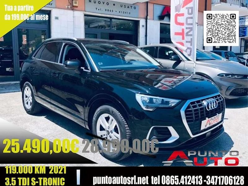 Usata Audi Q3 Business 150 CV (110 kW) 2021 Nero SUV