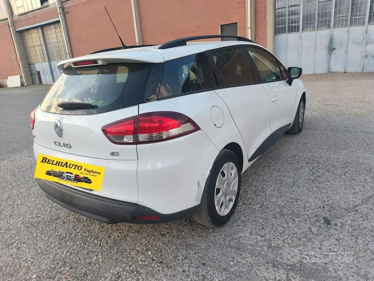 Usata Renault Clio 90 CV (66 kW) 2014 Bianco Station wagon