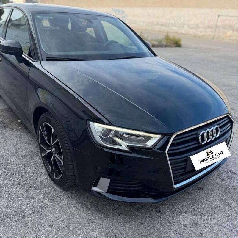 Usata Audi A3 116 CV (85 kW) 2018 Nero Berlina